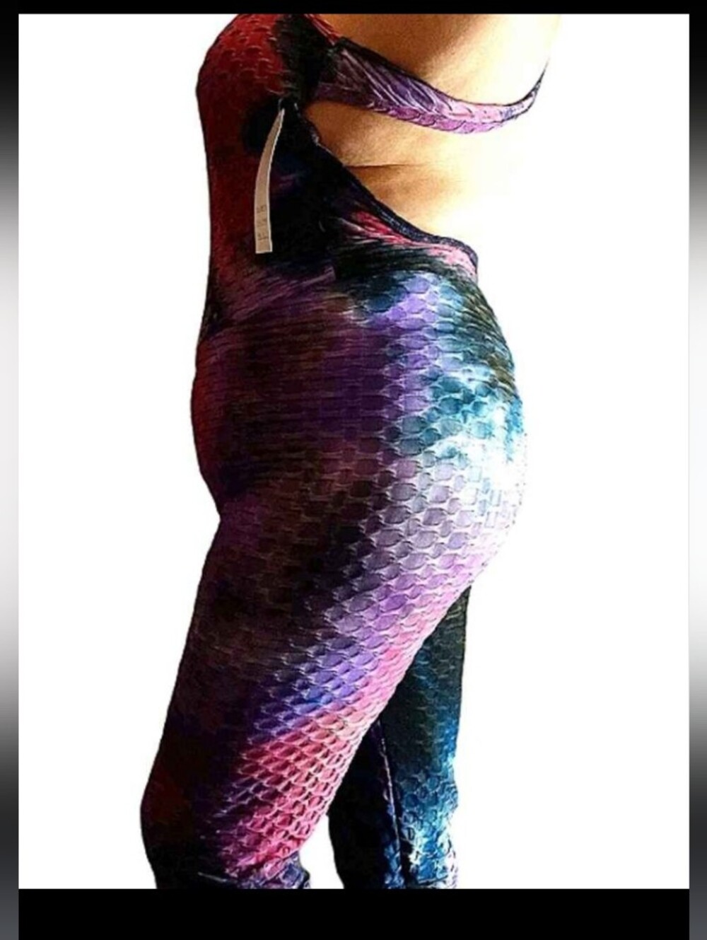 Plus Size Tye Dye Design Jumpsuit